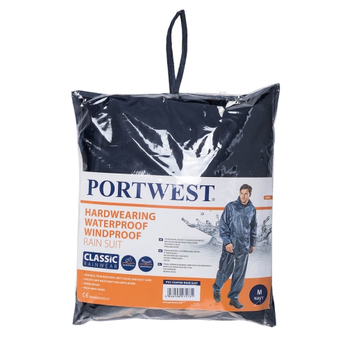 Essentials Rainsuit (dvodjelno) Navy L PORTWEST L440NARL