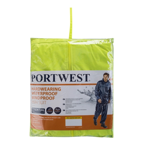 Essentials Rainsuit (dvodjelno) Žuta 5XL PORTWEST L440YER5XL