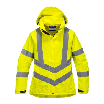Ženska jakna Hi-Vis Breathable Rain Žuta XS PORTWEST LW70YERXS