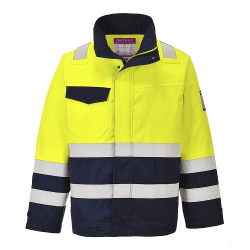 Jakna Hi-Vis Modaflame  Yellow/Navy L PORTWEST MV25YNRL