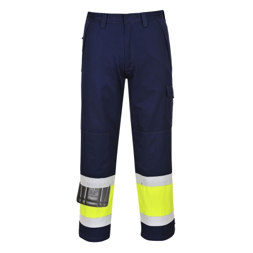 Hlače Hi-Vis Modaflame Yellow/Navy Tall M PORTWEST MV26YNTM Hlače Hi-Vis Modaflame Yellow/Navy Tall M PORTWEST MV26YNTM