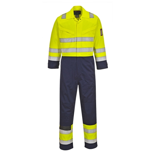 Kombinezon Hi-Vis Modaflame Yellow/Navy Tall L PORTWEST MV28YNTL