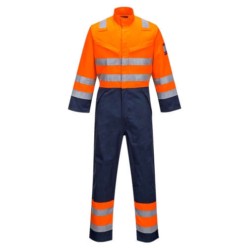 Kombinezon Modaflame RIS Tamnoplava/Narančasta Narančasta/Navy XXL PORTWEST MV29ONRXXL