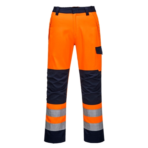 Hlače Modaflame RIS Narančasta/Tamnoplava Narančasta/Navy S PORTWEST MV36ONRS