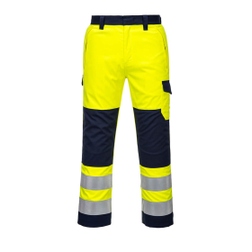 Hlače Hi-Vis Modaflame Yellow/Navy L PORTWEST MV46YNRL