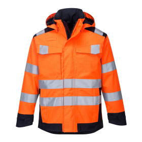 Jakna Modaflame Rain Multi Norm Arc Narančasta/Navy XXL PORTWEST MV70ONRXXL