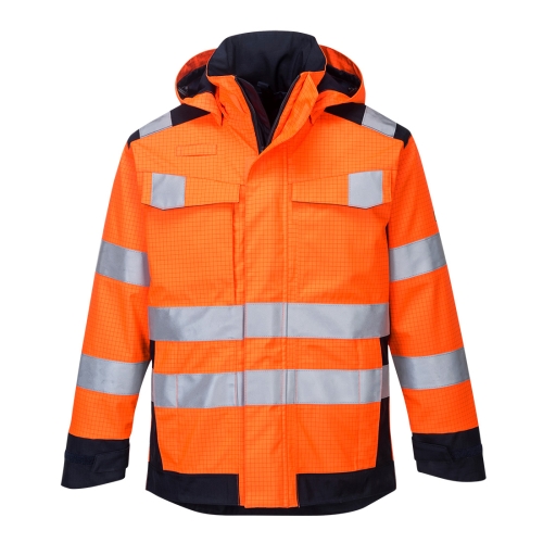 Jakna Modaflame Rain Multi Norm Arc Narančasta/Navy XXL PORTWEST MV70ONRXXL