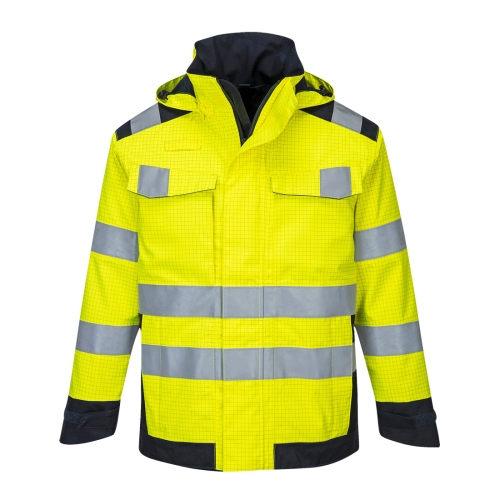 Jakna Modaflame Rain Multi Norm Arc Yellow/Navy XXXL PORTWEST MV70YNRXXXL