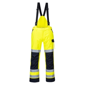 Hlače Modaflame Rain Multi Norm Arc Yellow/Navy S PORTWEST MV71YNRS
