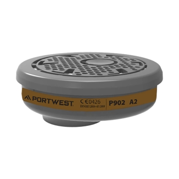 Filter A2 Gas Bayonet Connection (Pk6) Crna  PORTWEST P902BKR
