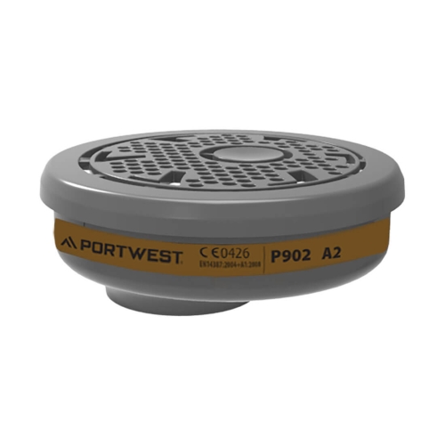 Filter A2 Gas Bayonet Connection (Pk6) Crna  PORTWEST P902BKR