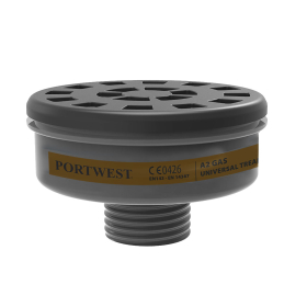 Filter A2 Gas Universal Thread (Pk6) Crna  PORTWEST P906BKR