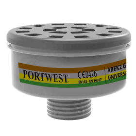 Filter ABEK2 Gas Universal Thread (Pk4) Crna  PORTWEST P926BKR