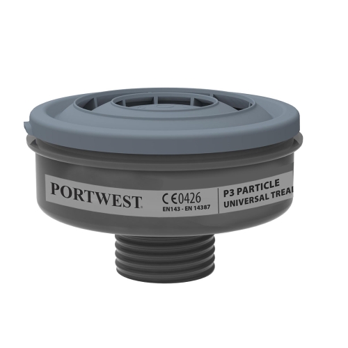 Filter P3 Particle Universal Thread (Pk6) Crna  PORTWEST P946BKR