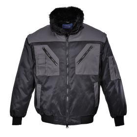 Jakna Two Tone Pilot Crna/Siva L PORTWEST PJ20BYRL
