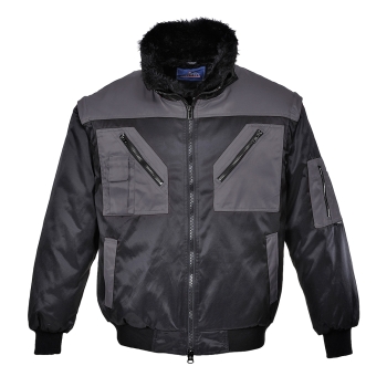 Jakna Two Tone Pilot Crna/Siva M PORTWEST PJ20BYRM