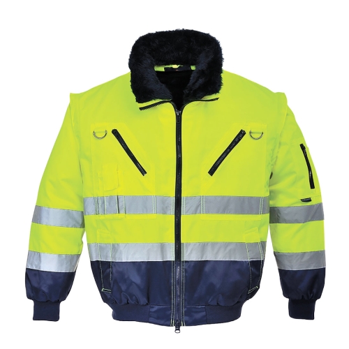 Jakna Hi-Vis Contrast Pilot 3-u-1 Yellow/Navy M PORTWEST PJ50YNRM Jakna Hi-Vis Contrast Pilot 3-u-1 Yellow/Navy M PORTWEST PJ50YNRM
