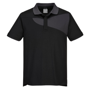 PW2 Polo majica Cotton Comfort S/S Crna/Zoom Grey XXL PORTWEST PW210BZRXXL PW2 Polo majica Cotton Comfort S/S Crna/Zoom Grey XXL PORTWEST PW210BZRXXL
