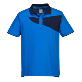 PW2 Polo majica Cotton Comfort S/S Royal/Navy XXL PORTWEST PW210RNAXXL
