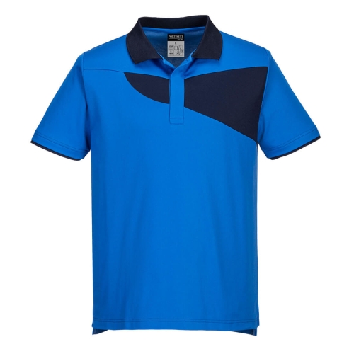 PW2 Polo majica Cotton Comfort S/S Royal/Navy S PORTWEST PW210RNAS
