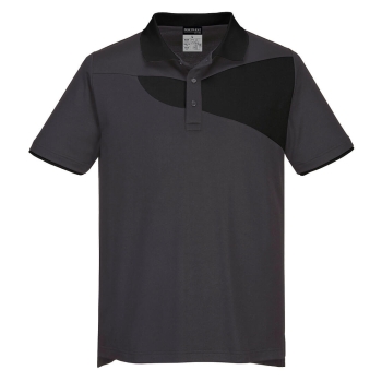 PW2 Polo majica Cotton Comfort S/S Zoom Grey/Black S PORTWEST PW210ZBRS PW2 Polo majica Cotton Comfort S/S Zoom Grey/Black S PORTWEST PW210ZBRS