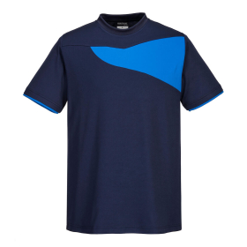 PW2 Majica Cotton Comfort S/S Navy/Royal M PORTWEST PW211NRRM
