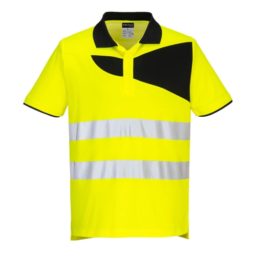 PW2 Polo majica Hi-Vis Cotton Comfort S/S Žuta/Crna XXL PORTWEST PW212YBRXXL PW2 Polo majica Hi-Vis Cotton Comfort S/S Žuta/Crna XXL PORTWEST PW212YBRXXL