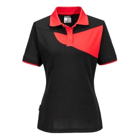 PW2 Ženska polo majica Crna/Crvena XXL PORTWEST PW219BDRXXL