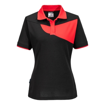 PW2 Ženska polo majica Crna/Crvena XXL PORTWEST PW219BDRXXL PW2 Ženska polo majica Crna/Crvena XXL PORTWEST PW219BDRXXL