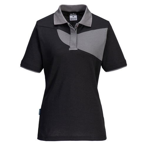 PW2 Ženska polo majica Crna/Zoom Grey M PORTWEST PW219BZRM