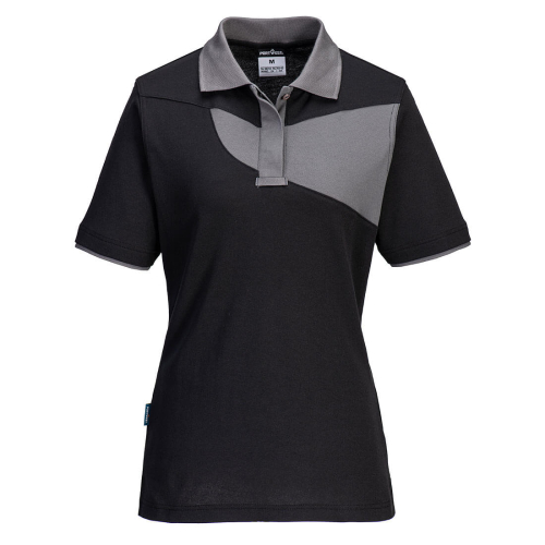 PW2 Ženska polo majica Crna/Zoom Grey XL PORTWEST PW219BZRXL