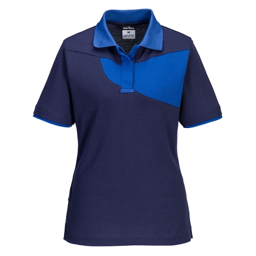 PW2 Ženska polo majica Navy/Royal XXL PORTWEST PW219NRRXXL