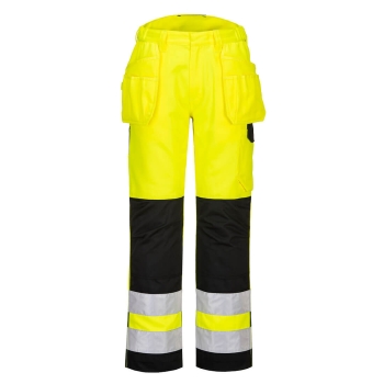 PW2 Hlače Hi-Vis Holster Pocket Žuta/Crna 40 PORTWEST PW242YBR40