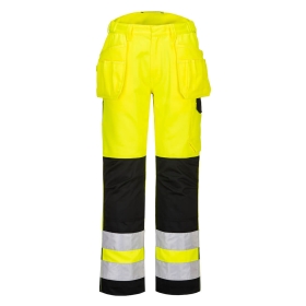 PW2 Hlače Hi-Vis Holster Pocket Žuta/Crna 33 PORTWEST PW242YBR33