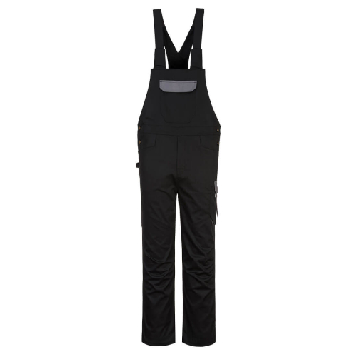 PW2 Hlače s naramenicama Crna/Zoom Grey XXXL PORTWEST PW243BZRXXXL