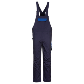 PW2 Hlače s naramenicama Navy/Royal XL PORTWEST PW243NRRXL