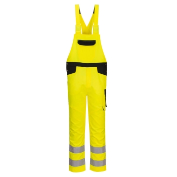 PW2 Hlače s naramenicama Hi-Vis Žuta/Crna XXL PORTWEST PW244YBRXXL