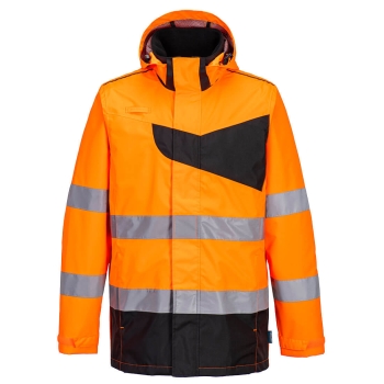 PW2 Jakna Hi-Vis Rain Narančasta/Crna 4XL PORTWEST PW265OBR4XL