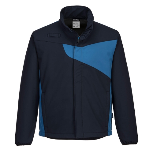 PW2 Jakna Softshell (2L) Navy/Royal S PORTWEST PW271NRRS
