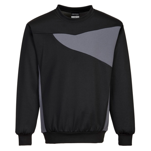 PW2 Majica Crew Neck Crna/Zoom Grey L PORTWEST PW273BZRL