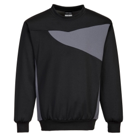 PW2 Majica Crew Neck Crna/Zoom Grey XXXL PORTWEST PW273BZRXXXL