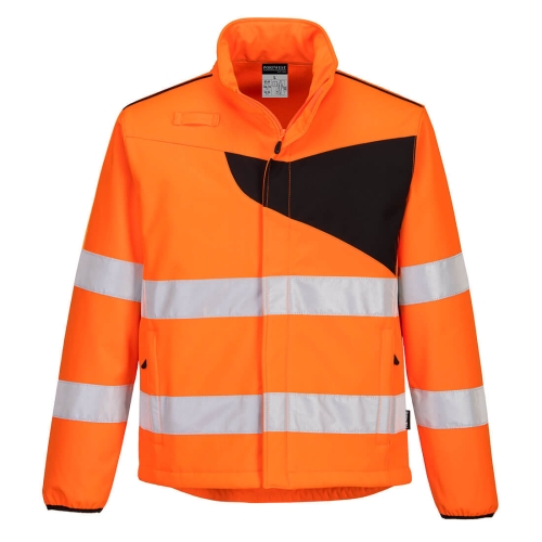 PW2 Hi-Vis Softshell (2L) Narančasta/Crna 4XL PORTWEST PW275OBR4XL PW2 Hi-Vis Softshell (2L) Narančasta/Crna 4XL PORTWEST PW275OBR4XL