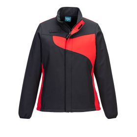 PW2 Ženska jakna Softshell (2L) Crna/Crvena L PORTWEST PW278BDRL