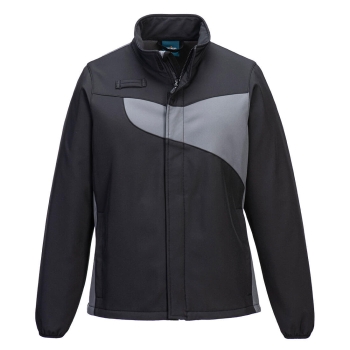 PW2 Ženska jakna Softshell (2L) Crna/Zoom Grey M PORTWEST PW278BZRM