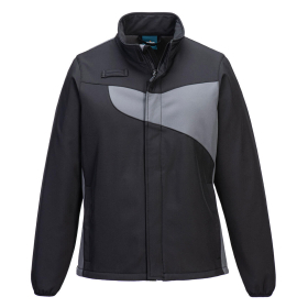 PW2 Ženska jakna Softshell (2L) Crna/Zoom Grey XL PORTWEST PW278BZRXL