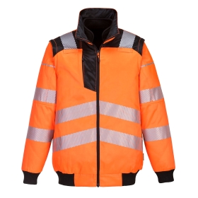PW3 Jakna Hi-Vis Pilot 3-u-1 Narančasta/Crna M PORTWEST PW302OBRM