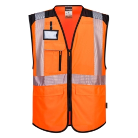 PW3 Prsluk Hi-Vis Executive Narančasta/Crna M PORTWEST PW309OBRM