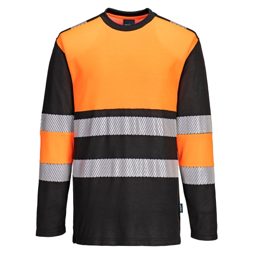 PW3 Majica Hi-Vis Cotton Comfort Klasa 1 L/S Narančasta/Crna 4XL PORTWEST PW312OBR4XL PW3 Majica Hi-Vis Cotton Comfort Klasa 1 L/S Narančasta/Crna 4XL PORTWEST PW312OBR4XL