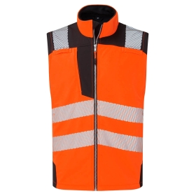 Prsluk Hi-Vis Softshell (3L) Narančasta/Crna M PORTWEST PW325OBRM