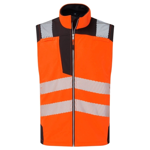 Prsluk Hi-Vis Softshell (3L) Narančasta/Crna XXL PORTWEST PW325OBRXXL Prsluk Hi-Vis Softshell (3L) Narančasta/Crna XXL PORTWEST PW325OBRXXL